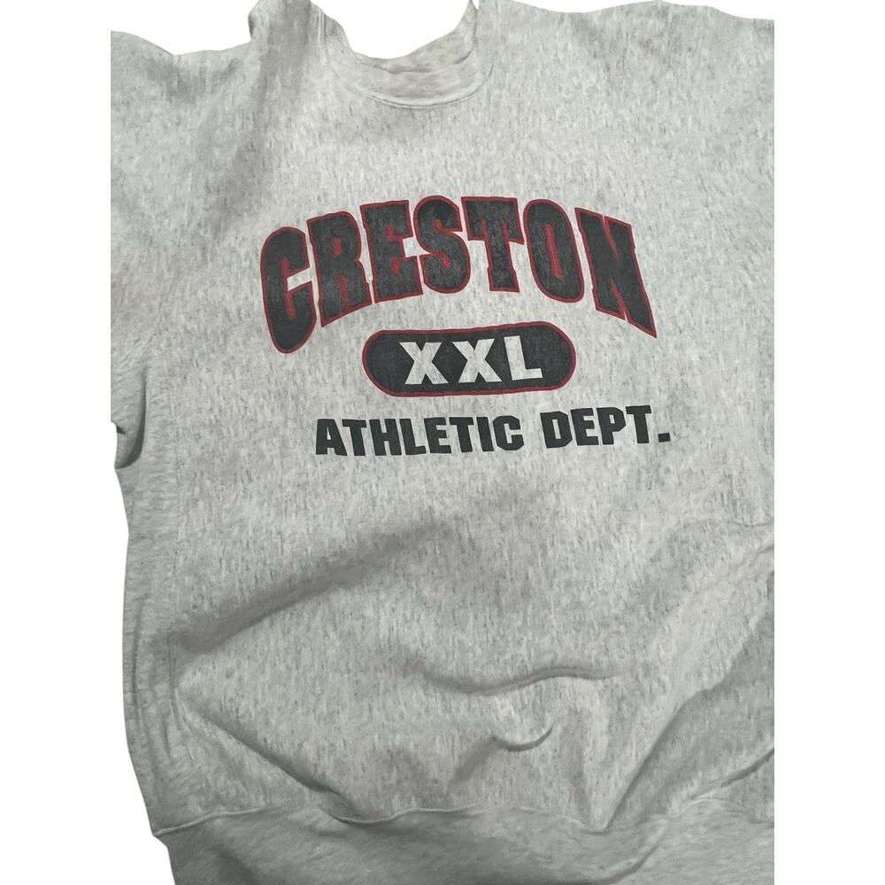🔥 VINTAGE HEATER 🔥 Creston Athletic Heavyweight Boxy Sweatshirt XL/XXL 🥊🏔️